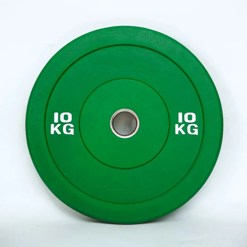 2024 Wholesale Custom Logo Stainless Steel Bumper Plate Barbell Weight Disc Set Color Rubber Discs