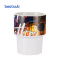 Custom 12oz Sublimation Blanks Stackable Stoneware Reusable Contemporary Milk Mug