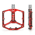 Ultralight Red Camouflage Series 3 Bearing MTB BMX Pedals Aluminum Alloy Road Bike Accessory Bicycle Pedals