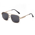 ADE WU STY9367 Retro Aviation Mirrored Pilot Sunglasses Women Men 2024 Double Bridge Shades Half Frame Design Sun Glasses UV400