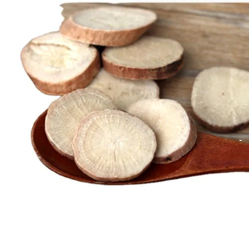 Bai Shao Raw Chinese Tea Dried Paeonia Lactiflora Roots Slices