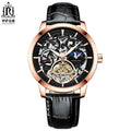 RAKSA DUKE T876F Top New Leather Mechanical Watch Fashion Casual Men's Automatic Watch Luminous Waterproof Watch