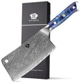 WILDMOK 6.5 Inch Kitchen Bone Chopper Cutter Knife 67 Layer Damascus VG10 Steel with Resin Handle