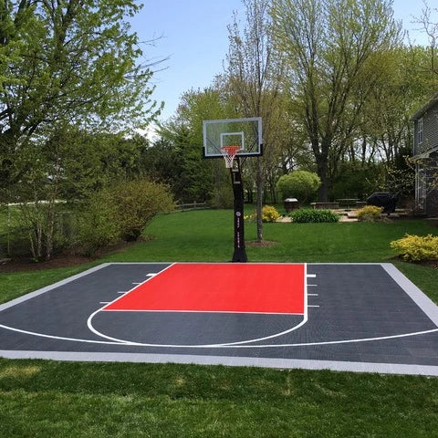 Floating Indoor Basketball Court Mat High Density Interlocking Assembled Playground Floor
