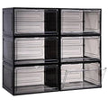 Competitive Price Rectangle Eco-Friendly Foldable PP Plastic Shoe Storage Box for Home Storage and Organization