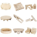 Marble Tray Custom Luxury Rectangle Perfume Organizer Tray Vanity Marble Serving Tray