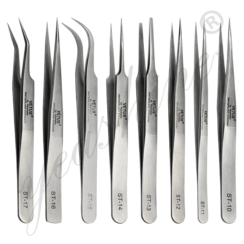 Eyelash Manufacturer Curved Private Label False Strip Volume Round Tip Fashion Lash Applicator Tweezer