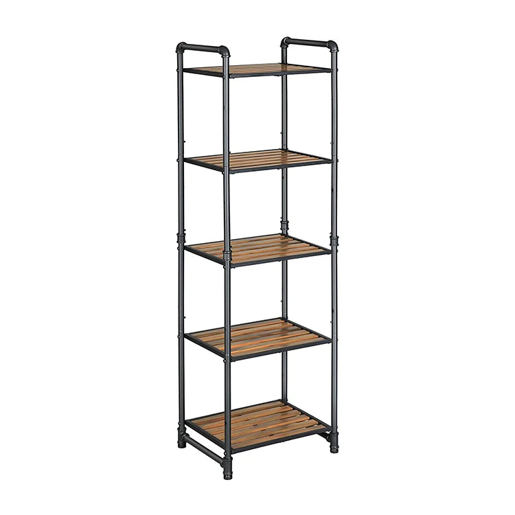 5 Tier Expandable Metal Shelf for Home & Kitchen Standing Type Accessory Storage Rack for Commercial Buyer's Restaurants