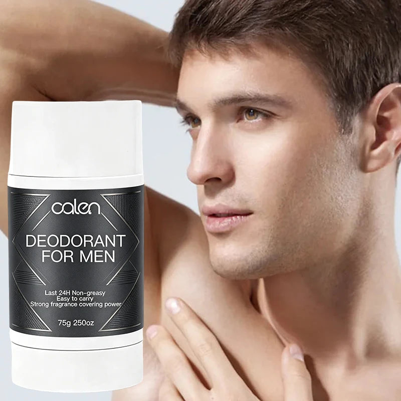 OEM/ODM Strong Scent Covering Long-acting Skin Friendly Alcohol-free Men Wax Deodorant 24h Fresh Masculine Fragrance