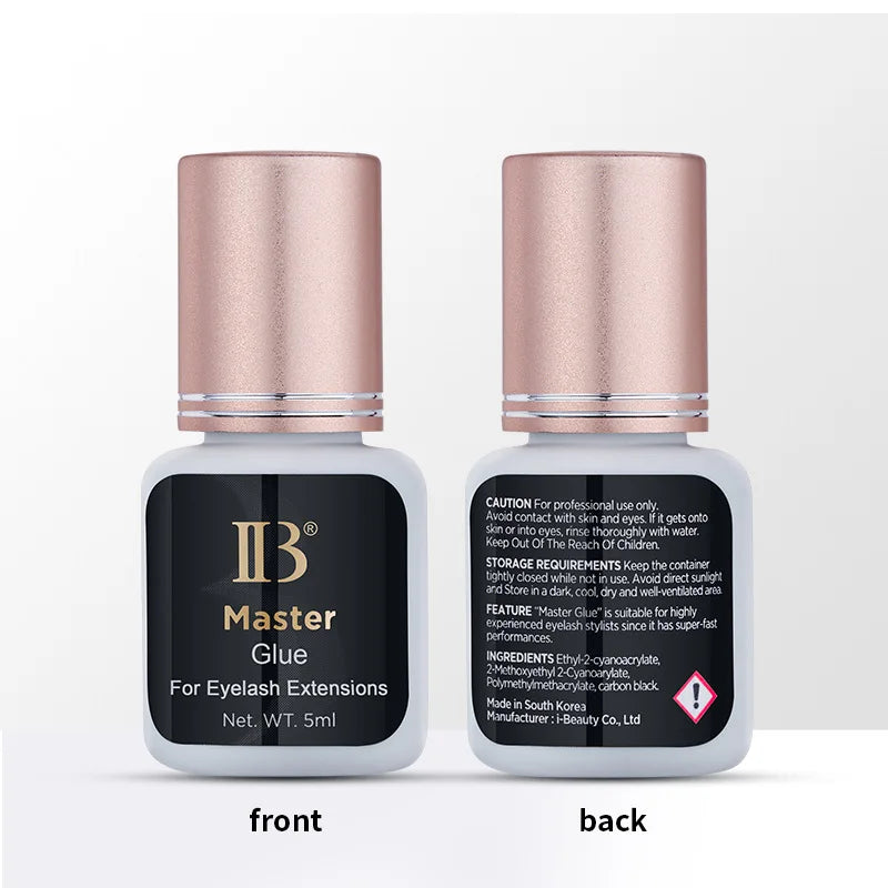 Korea Original Genuine 5ml 0.5 Sec Fast Drying IB Master Sensitive Lash Adhesive Eyelash Glue