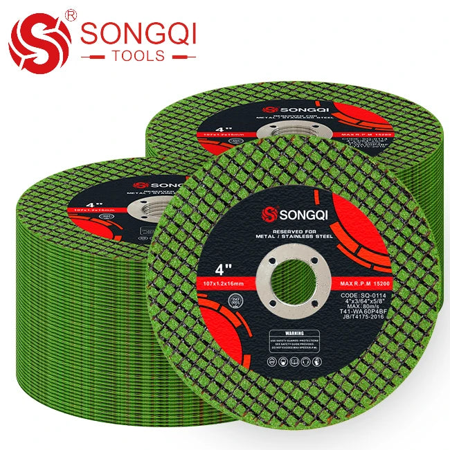 SONGQI  4 Inch Cut Off Wheels for Angle Grinder 4" Diameter and 3/36" Thickness and 5/8" Inner Arbor Cutting Discs