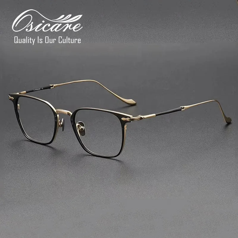 Premium Wholesale Metallic Optical Eyewear Unique Eye Glasses Designer Lens Titanium Prescription Spectacles Eyeglasses Frames