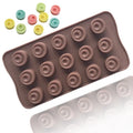 129 Factory Free Sample 15 Even Small Half Moon Polka Dot Chocolate Mold Ice Griddle Baking Tool Alps Shape Silicone Mold