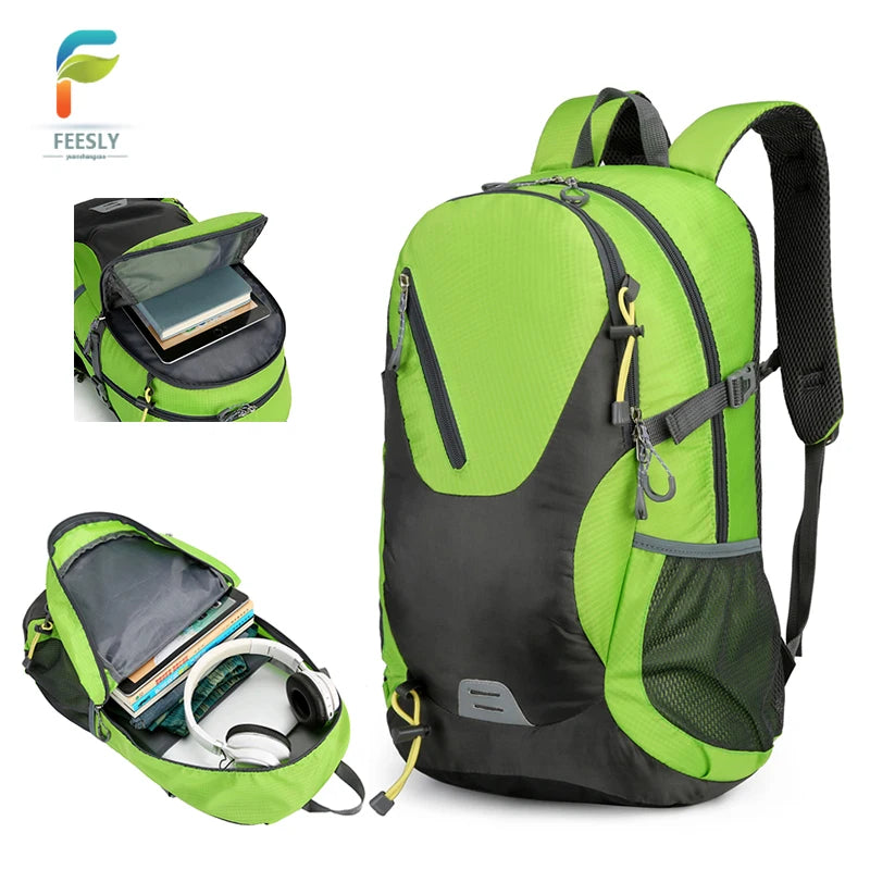Wholesale Outdoor High Quality Hiking Back Pack Laptop Travel Bags Waterproof Backpack Nylon Soft Traveling Backpack