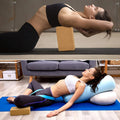 High-Density Natural Cork Yoga Block 4*6*9 Inch with Customized Logo Printing Yoga Brick