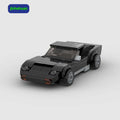 Creative Building Block Toys Assembled Abs Mini Model Toy Cars Nostalgic Kids Moc Brick Black Sport Car Building Block Sets