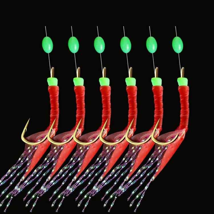 Low Price Lure Fishing Luminous Fishing Lures Baits Squid Jigs Hooks