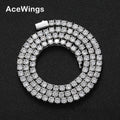 BC040 3mm 4mm 5mm Spring Ring Clasps Tennis Chain Necklace for Men and Women