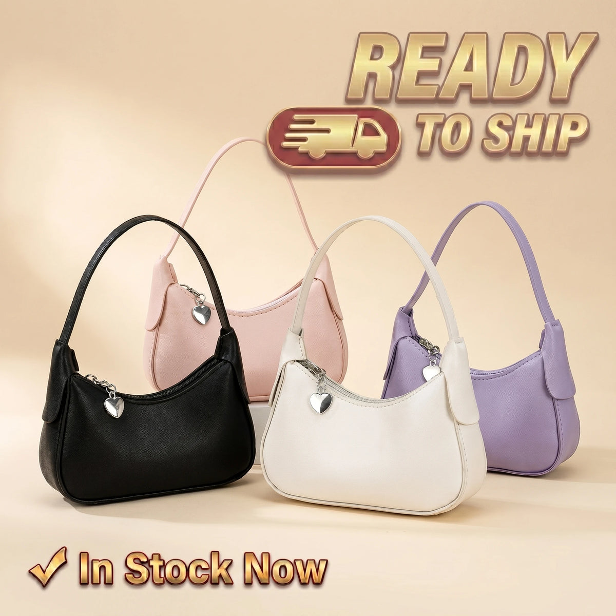 Small Autumn Winter New Printed PVC Handbag for Girls Zipper Closure Waterproof Mini Fashion Purse with 190T Lining