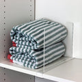 Hot Sale Shelf Divider Removable Bedroom Cabinets Factory Supply Acrylic Plastic Closet Shelf Divider
