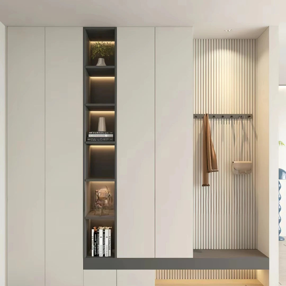 Modern Style Home Cabinets Entry Cabinets Design Simple Style Wooden Doors Cabinets