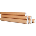Customized Printed Cowhide Recyclable Industrial Cardboard Tubes with Adhesive Cover Cylindrical Shape Paper Core Roll