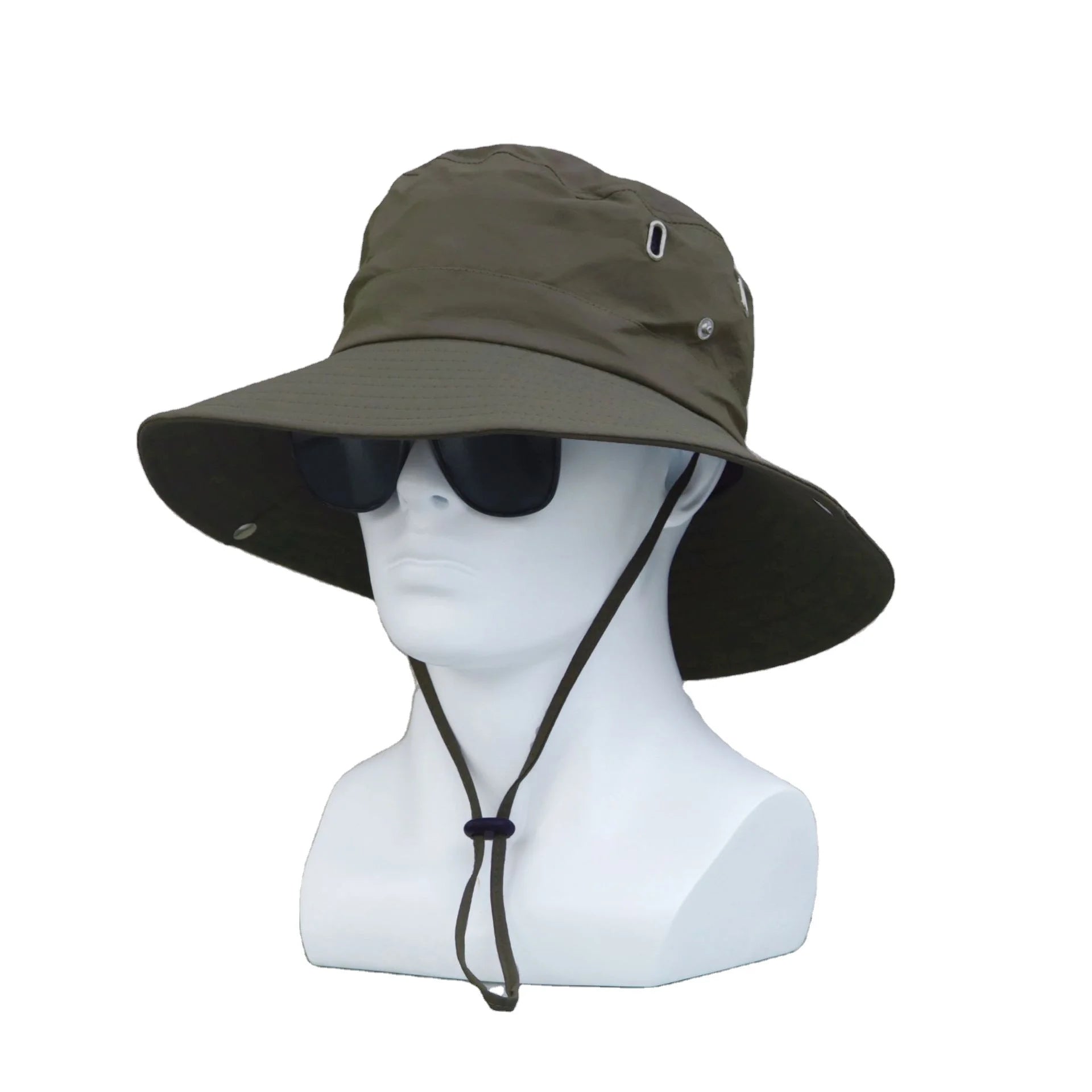 Men Women Waterproof Sunscreen Broad-brimmed Fisherman Bucket Hat Outdoor Fisherman Hiking Hats for Men Camping Sun Caps Hats