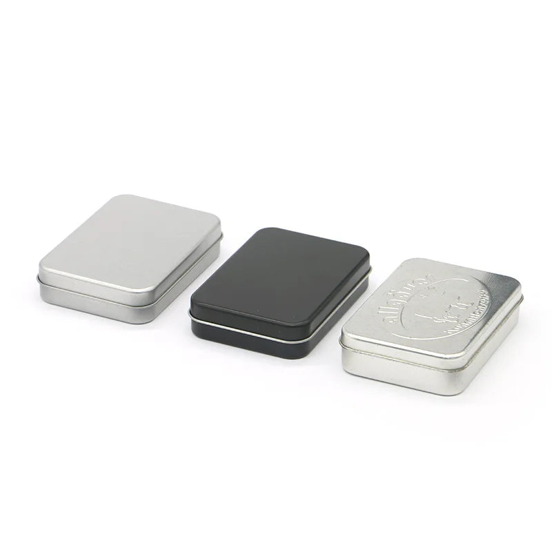 Tinplate Square Storage Box for Candle Electronic Products & Small Parts-Customizable Craft Box with Recycled Materials