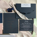 Top Quality Clear Acrylic Wedding Invitations Transparent Acrylic Engagement Invitation Envelope