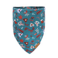 OEM Customized Solid Color Dog Bandana V Cut Triangle Cotton Bamboo Polyester Animal Print Scarf Summer Christmas Dog