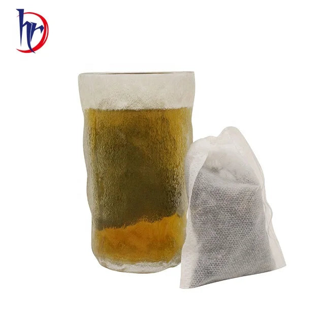 High Quality Biodegradable Non-Woven Silk Tea Drip Packaging Bag with String for Coffee and Tea for Food Use