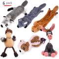 Wholesale No Stuffing Animals Plush Dog Chew Teeth Toy Squeaky Pet Chew Interactive Dog Toys