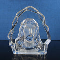 Wholesale Religious Christian Gift Crystal Glass Jesus Engraved Religious Iceberg Crystal