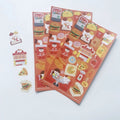 Custom Vinyl Kawaii Kiss Cut Pvc Korean Deco Thick Stickers Sheet