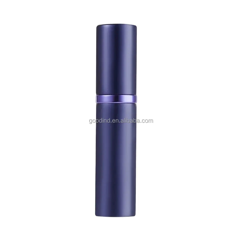 Portable Refillable Metal Perfume Bottle with Pump Sprayer 5ml 10ml Gift Engraving for Women Men