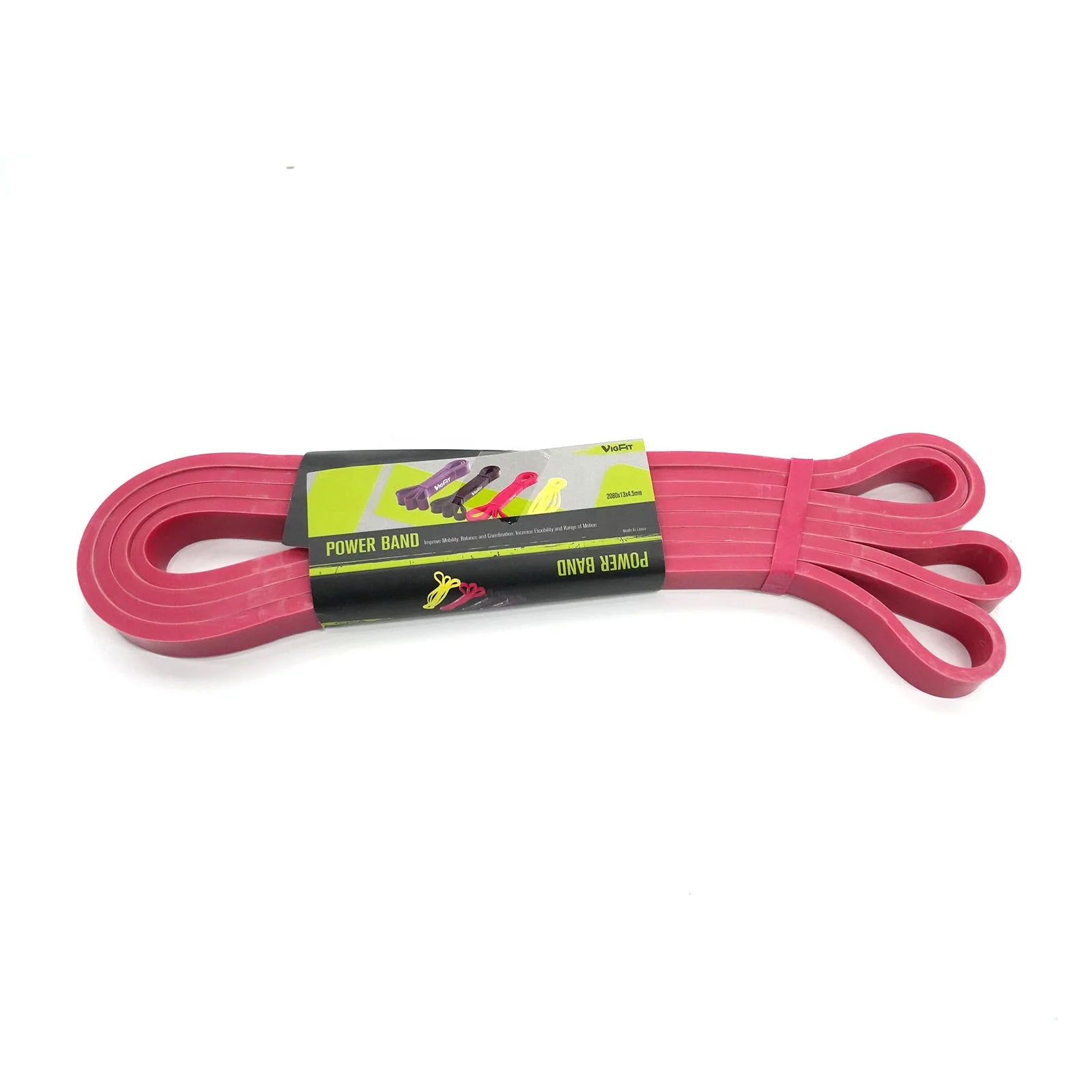 15-25Lbs Red Latex Loop Resistance Band for Workout Pull up Assist Exercise