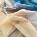 White 63" Lightweight Recycled Polyester Knitted Mesh Fabric Plain Dyed Shrink-Resistant for Bridal Tulle Embroidery Dress Girls
