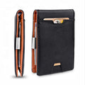 Minimalist Front Pocket RFID Blocking Money Slim Leather Men Wallets