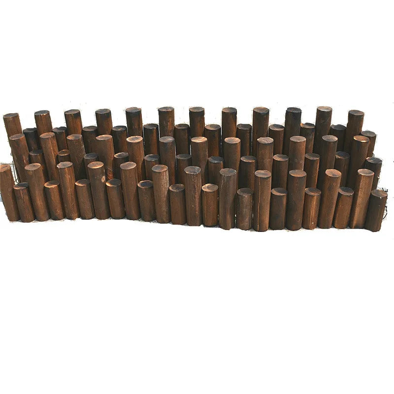 Decorative Wooden Rail Garden Home Christmas Tree Fence Decor