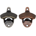 Stock Blank Metal Zinc Alloy Retro Cast Iron Wall Mount Beer Bottle Opener