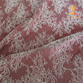 Factory Price 100% Polyester French Bridal Eyelash Lace Fabric XM-FL0080
