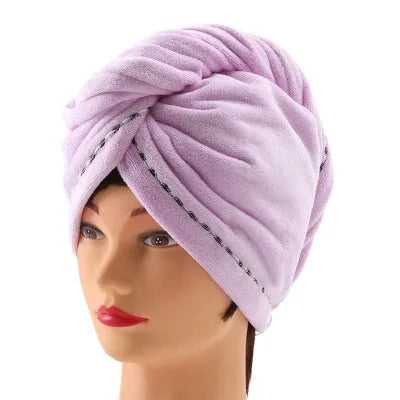 Fast Drying Custom Printing Personalized Microfiber Curly Hair Wrap Towels 25*60cm Red Pink Purple Turban Towel Hair Wrap Towel
