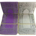 Handmade Polyester Islamic Foldable Praying Mat Comfortable for Knees with Back Support Wholesale Muslim Prayer Rug