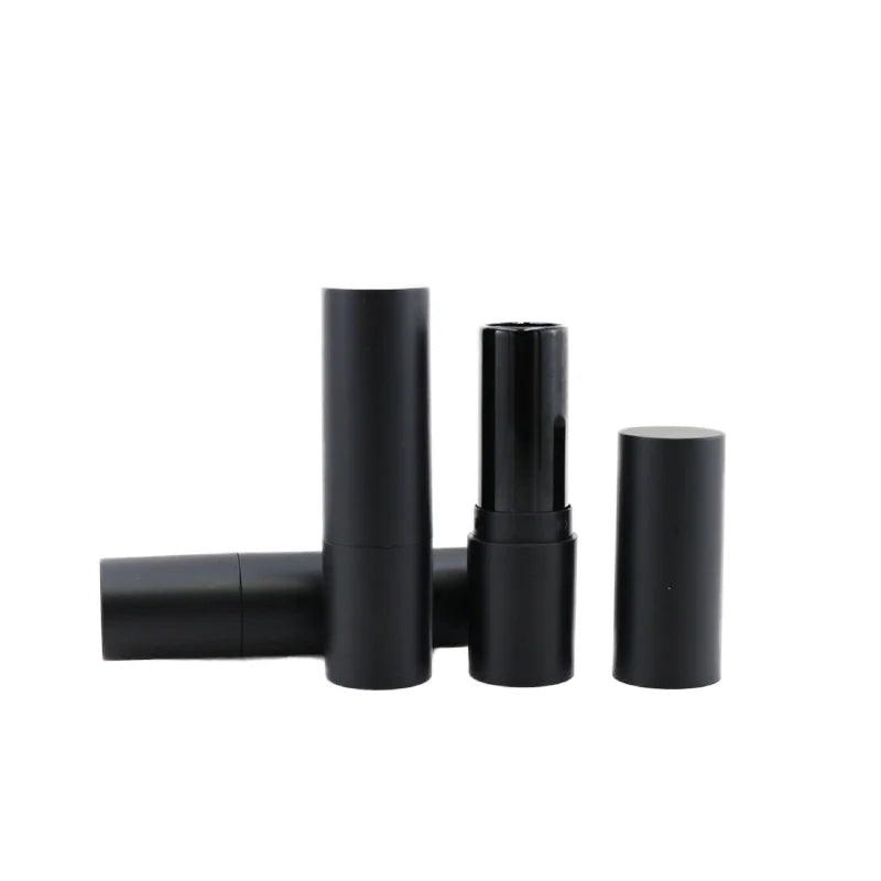 Wholesale Eco-Friendly Customizable Plastic Lip Balm/Blush Tubes 3.5g Capacity Oval Pattern Screw Cap Lipstick Screen Printing