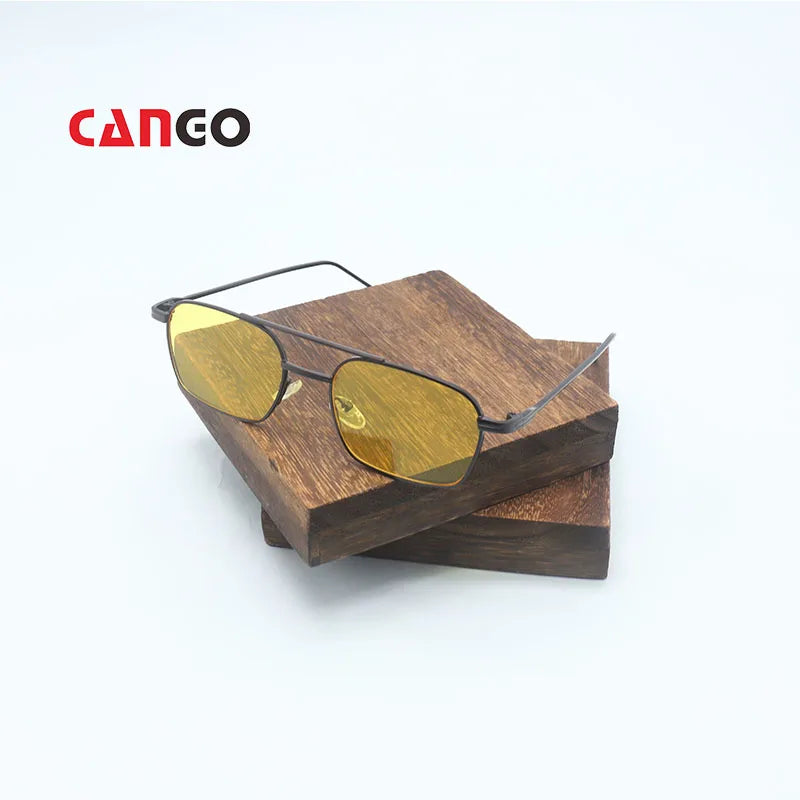 Men's Fashion UV400 Sunglasses Small Oval Black Lenses with Gold or Silver Metal Frame Sun Glasses