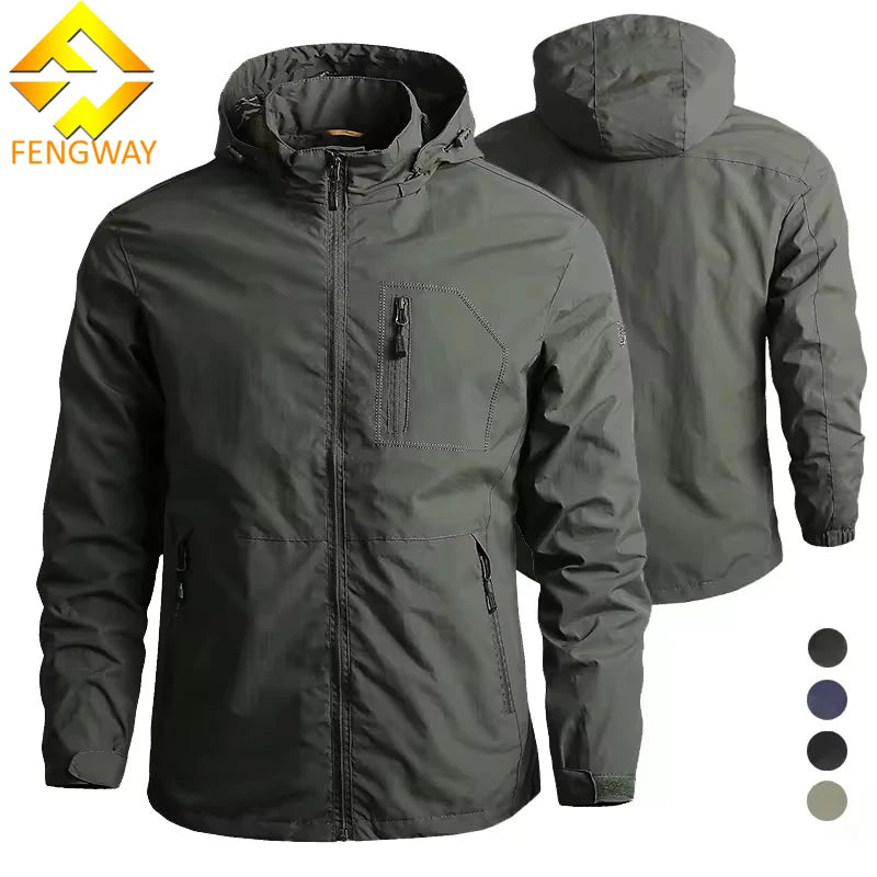Wholesale Soft Shell Men's Stand Collar Autumn Winter Windproof Waterproof Casual Outwear Zipper Jacket for Men