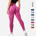 OEM Custom Seamless Yoga Leggings High Waist Scrunch Butt Fitness Pants Womens Tight Sportswear