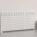 Single-Tier PP Material Standing Desktop Organizer Space-Saving Foldable Storage Holder Sundries No-Hole Punching Shelf Cabinets