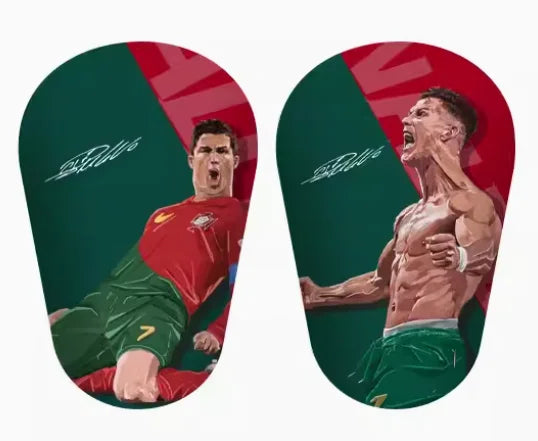 Melnelt Customized Printing Blank Sublimation Mini Soccer Shin Guards Pads WIth  8*5cm 10*6cm