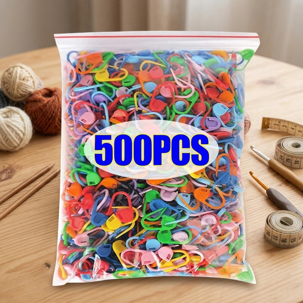 Mini Resin Small Clips Pins Mix Color Crochet Sewing Needle Marking Accessories Plastic Knitting Tools Locking Stitch Markers